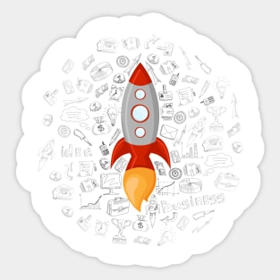 Rocket Sticker